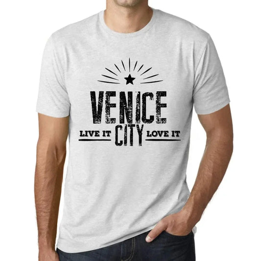 Men's Graphic T-Shirt Live It Love It Venice Limited Edition Short Sleeve Tee-Shirt Vintage Birthday Gift Novelty
