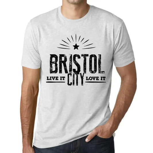 Men's Graphic T-Shirt Live It Love It Bristol Limited Edition Short Sleeve Tee-Shirt Vintage Birthday Gift Novelty