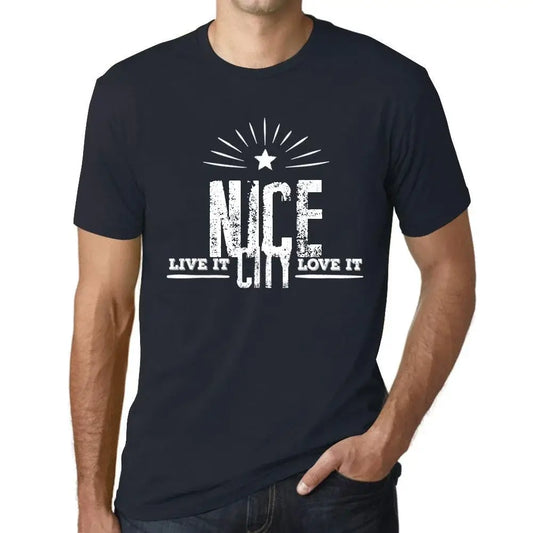 Men's Graphic T-Shirt Live It Love It Nice Limited Edition Short Sleeve Tee-Shirt Vintage Birthday Gift Novelty