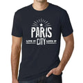 Men's Graphic T-Shirt Live It Love It Paris Limited Edition Short Sleeve Tee-Shirt Vintage Birthday Gift Novelty