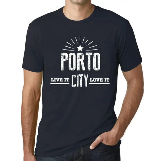 Men's Graphic T-Shirt Live It Love It Porto Limited Edition Short Sleeve Tee-Shirt Vintage Birthday Gift Novelty