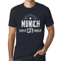 Men's Graphic T-Shirt Live It Love It Munich Limited Edition Short Sleeve Tee-Shirt Vintage Birthday Gift Novelty