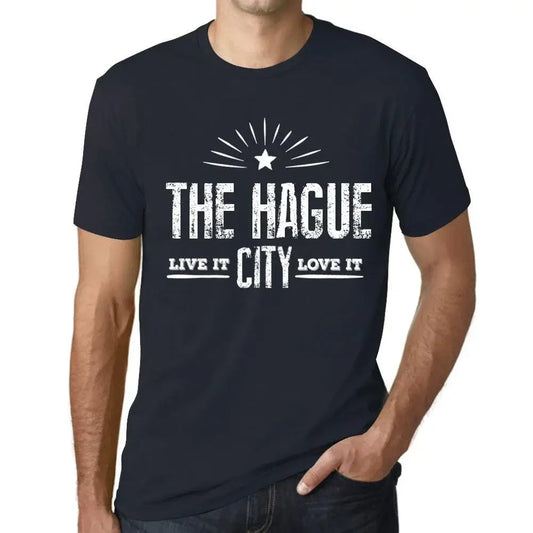Men's Graphic T-Shirt Live It Love It The Hague Limited Edition Short Sleeve Tee-Shirt Vintage Birthday Gift Novelty