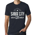 Men's Graphic T-Shirt Live It Love It Sioux City Limited Edition Short Sleeve Tee-Shirt Vintage Birthday Gift Novelty