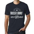 Men's Graphic T-Shirt Live It Love It Dusseldorf Limited Edition Short Sleeve Tee-Shirt Vintage Birthday Gift Novelty