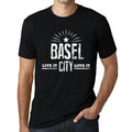 Men's Graphic T-Shirt Live It Love It Basel Limited Edition Short Sleeve Tee-Shirt Vintage Birthday Gift Novelty