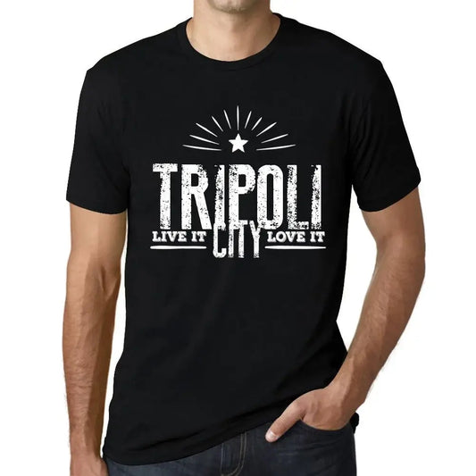 Men's Graphic T-Shirt Live It Love It Tripoli Limited Edition Short Sleeve Tee-Shirt Vintage Birthday Gift Novelty