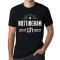 Men's Graphic T-Shirt Live It Love It Nottingham Limited Edition Short Sleeve Tee-Shirt Vintage Birthday Gift Novelty