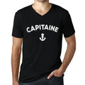 Men's Graphic T-Shirt Captain – Capitaine – Limited Edition Short Sleeve Tee-Shirt Vintage Birthday Gift Novelty