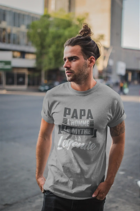 Ultrabasic Papa 5 l'homme Le Mythe La Légende T-Shirt Papa Tshirt Papa l'ours Shirt Le pépé