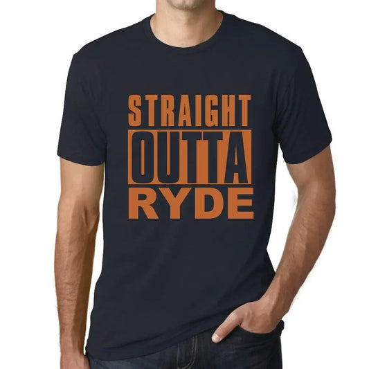Men's Graphic T-Shirt  Ryde Limited Edition Short Sleeve Tee-Shirt Vintage Birthday Gift Novelty
