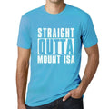 Herren Grafik T-Shirt Direkt aus dem Berg Isa – Straight Outta Mount Isa – Vintage Jahrgang Kurzarm Lustige Druck Geburtstag Geschenk Mann