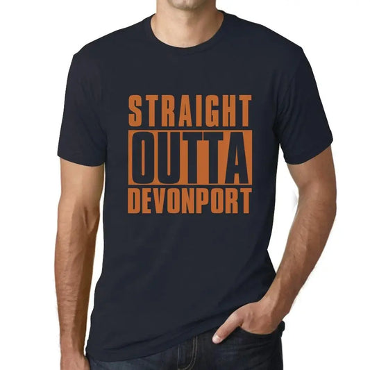 Men's Graphic T-Shirt  Devonport Limited Edition Short Sleeve Tee-Shirt Vintage Birthday Gift Novelty