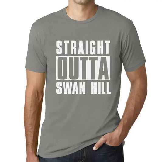 Men's Graphic T-Shirt  Swan Hill Limited Edition Short Sleeve Tee-Shirt Vintage Birthday Gift Novelty