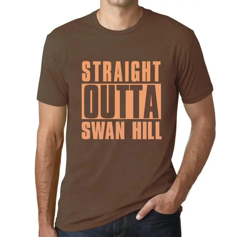 Men's Graphic T-Shirt  Swan Hill Limited Edition Short Sleeve Tee-Shirt Vintage Birthday Gift Novelty