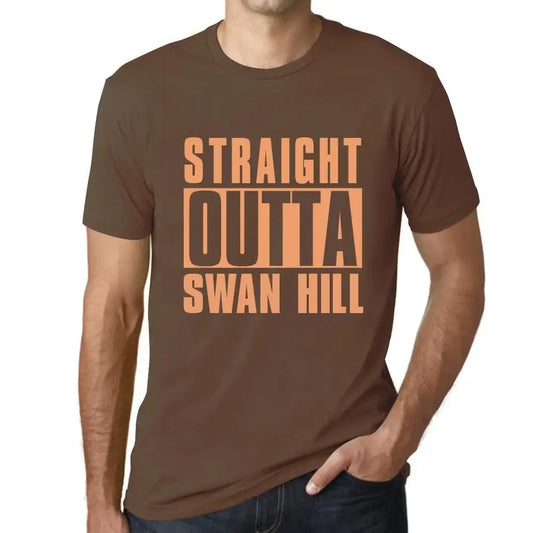 Men's Graphic T-Shirt  Swan Hill Limited Edition Short Sleeve Tee-Shirt Vintage Birthday Gift Novelty