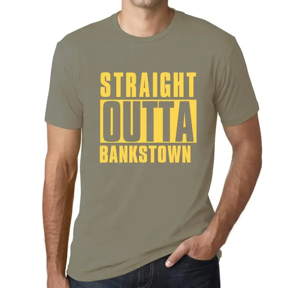 Men's Graphic T-Shirt  Bankstown Limited Edition Short Sleeve Tee-Shirt Vintage Birthday Gift Novelty