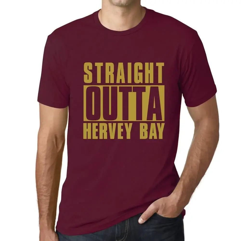 Men's Graphic T-Shirt  Hervey Bay Limited Edition Short Sleeve Tee-Shirt Vintage Birthday Gift Novelty