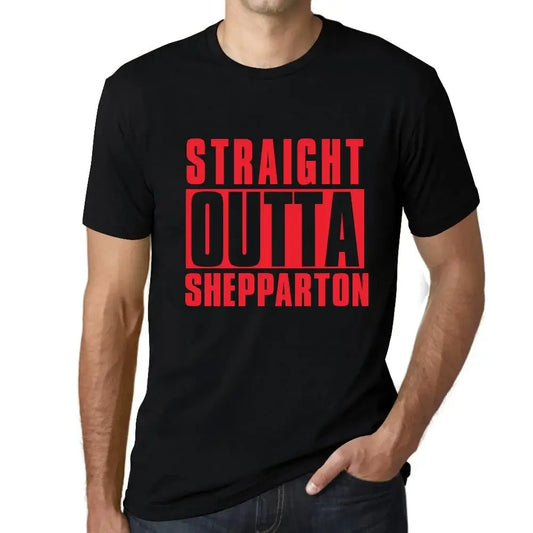 Men's Graphic T-Shirt  Shepparton Limited Edition Short Sleeve Tee-Shirt Vintage Birthday Gift Novelty