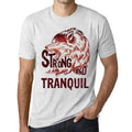 Men's Graphic T-Shirt Strong Wolf And Tranquil Limited Edition Short Sleeve Tee-Shirt Vintage Birthday Gift Novelty