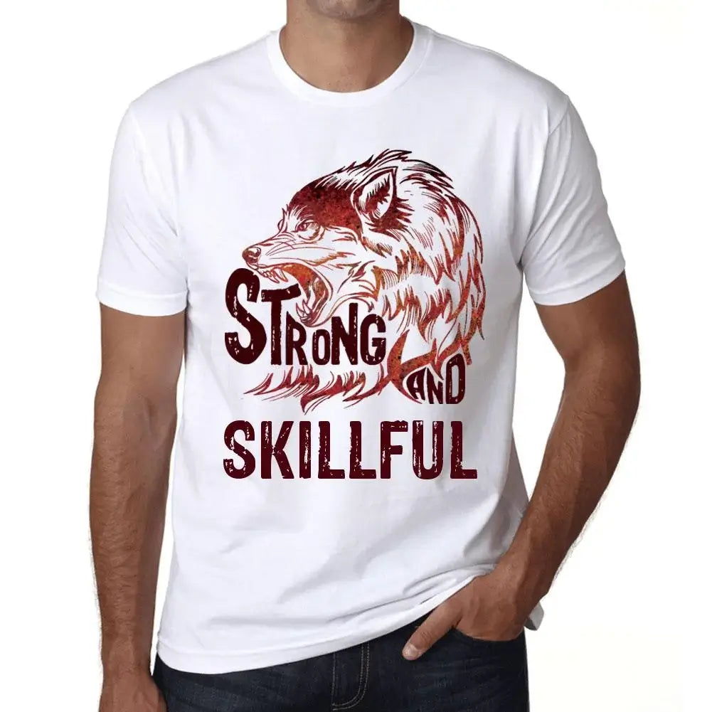 Men's Graphic T-Shirt Strong Wolf And Skillful Limited Edition Short Sleeve Tee-Shirt Vintage Birthday Gift Novelty