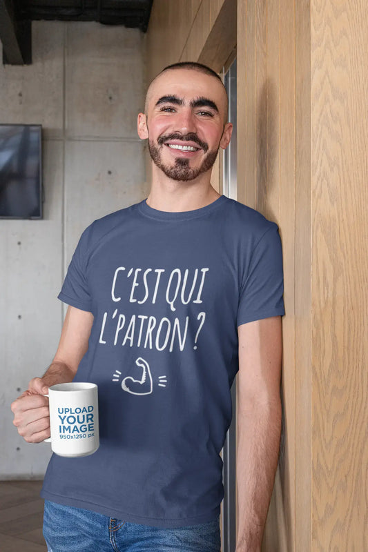 ULTRABASIC - Tee Shirt <span>Homme</span> T-shirt Vintage TRIP IS MY POISON Vintage <span>Blanc</span>