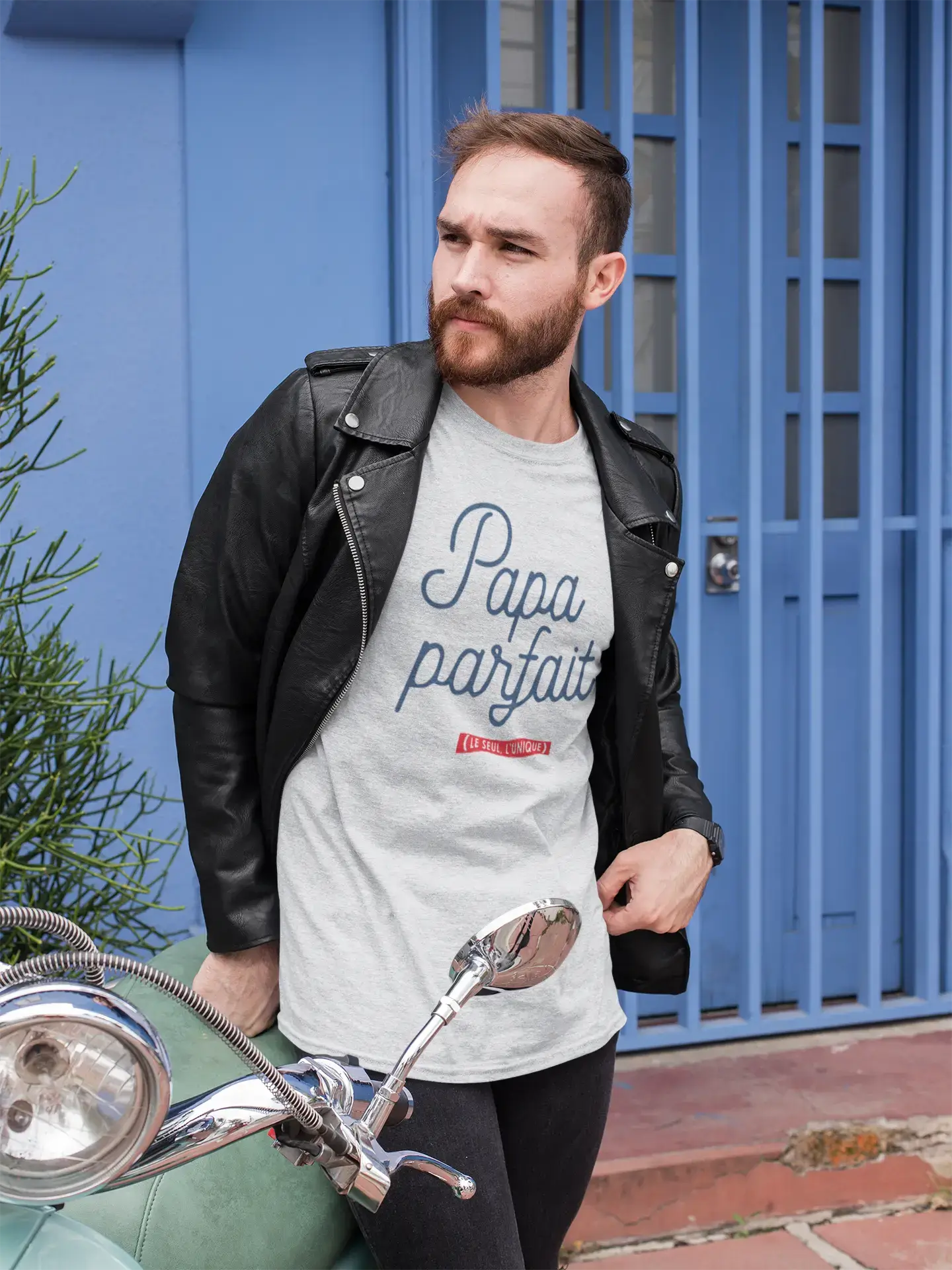 ULTRABASIC - Tee Shirt <span>Homme</span> T-shirt vintage FOOD IS MY POISON <span>Blanc</span>
