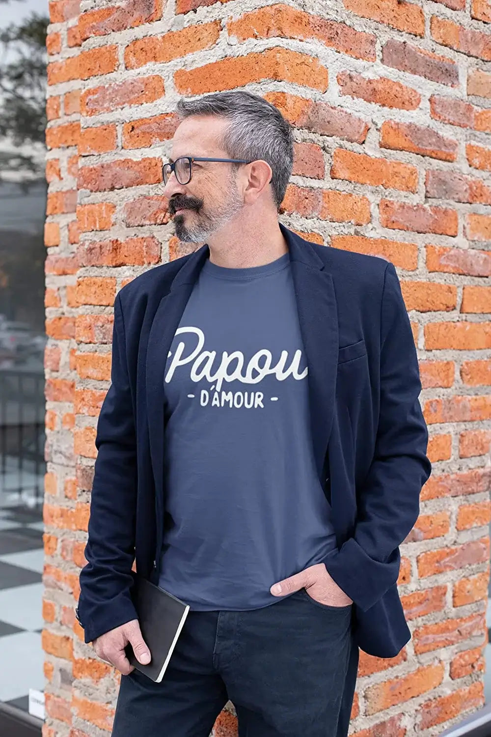 ULTRABASIC - Tee Shirt <span>Homme</span> T-shirt Vintage WIFI EST MON POISON <span>Blanc</span>