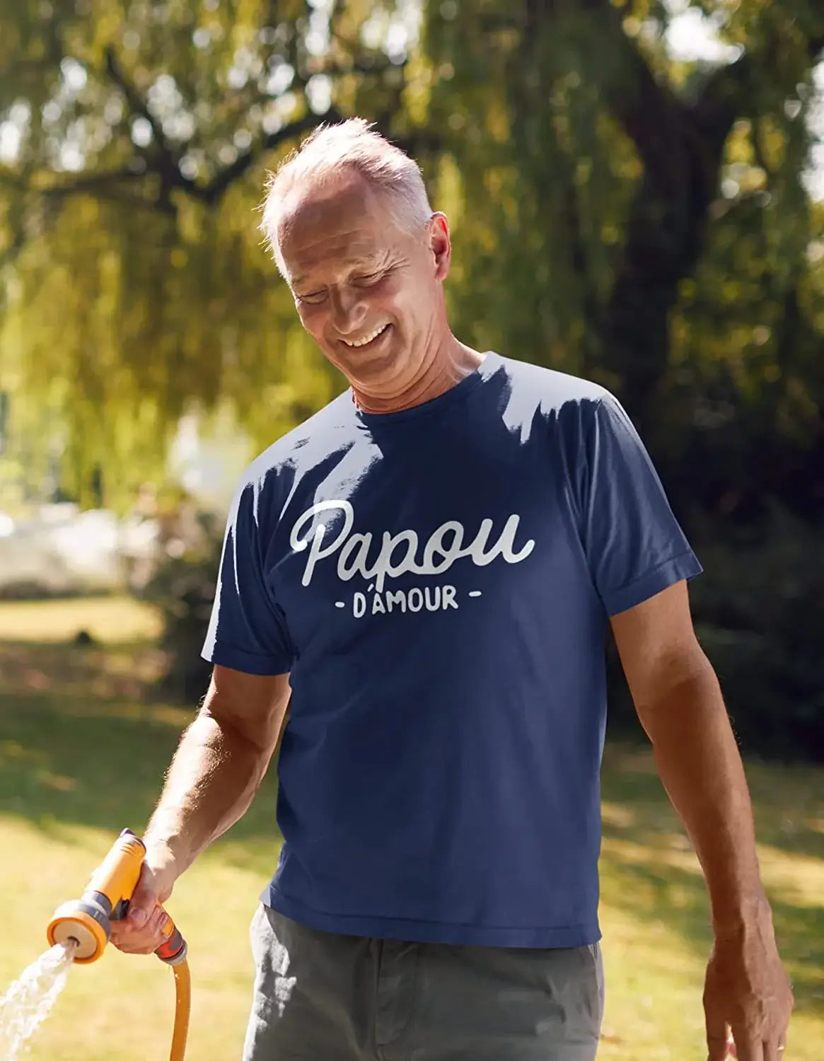 ULTRABASIC - Tee Shirt <span>Homme</span> T-shirt Vintage WIFI EST MON POISON <span>Blanc</span>