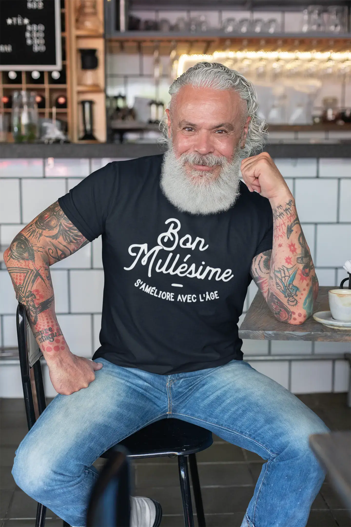 Men's Graphic T-Shirt Feel The Communication Limited Edition Short Sleeve Tee-Shirt Vintage Birthday Gift Novelty