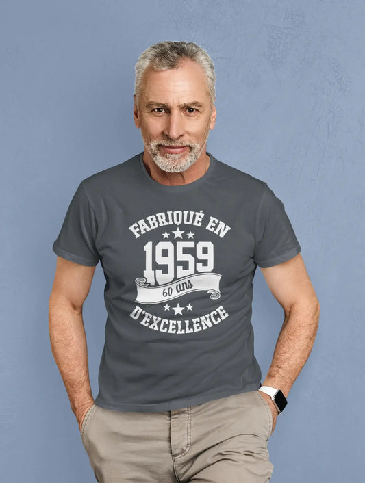 ULTRABASIC - Fabriqué en 1959, 60 Ans d'être Génial Unisex T-Shirt Army