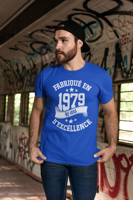 ULTRABASIC - Fabriqué en 1979, 40 Ans d'être Génial Unisex T-Shirt Noir Profond