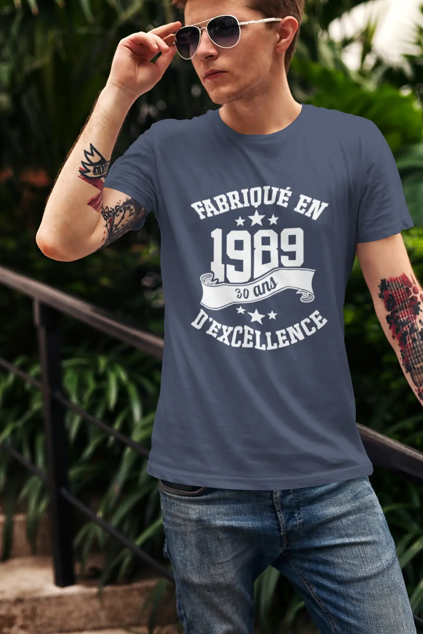 ULTRABASIC – Hergestellt im Jahr 1989, 30 Jahre alt. Geniales Unisex-T-Shirt aus weißem Chiné