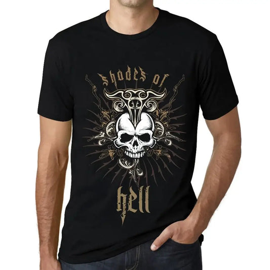 Men's Graphic T-Shirt Shades Of Hell Limited Edition Short Sleeve Tee-Shirt Vintage Birthday Gift Novelty