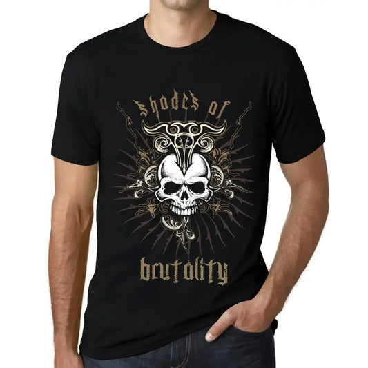 Men's Graphic T-Shirt Shades Of Brutality Limited Edition Short Sleeve Tee-Shirt Vintage Birthday Gift Novelty