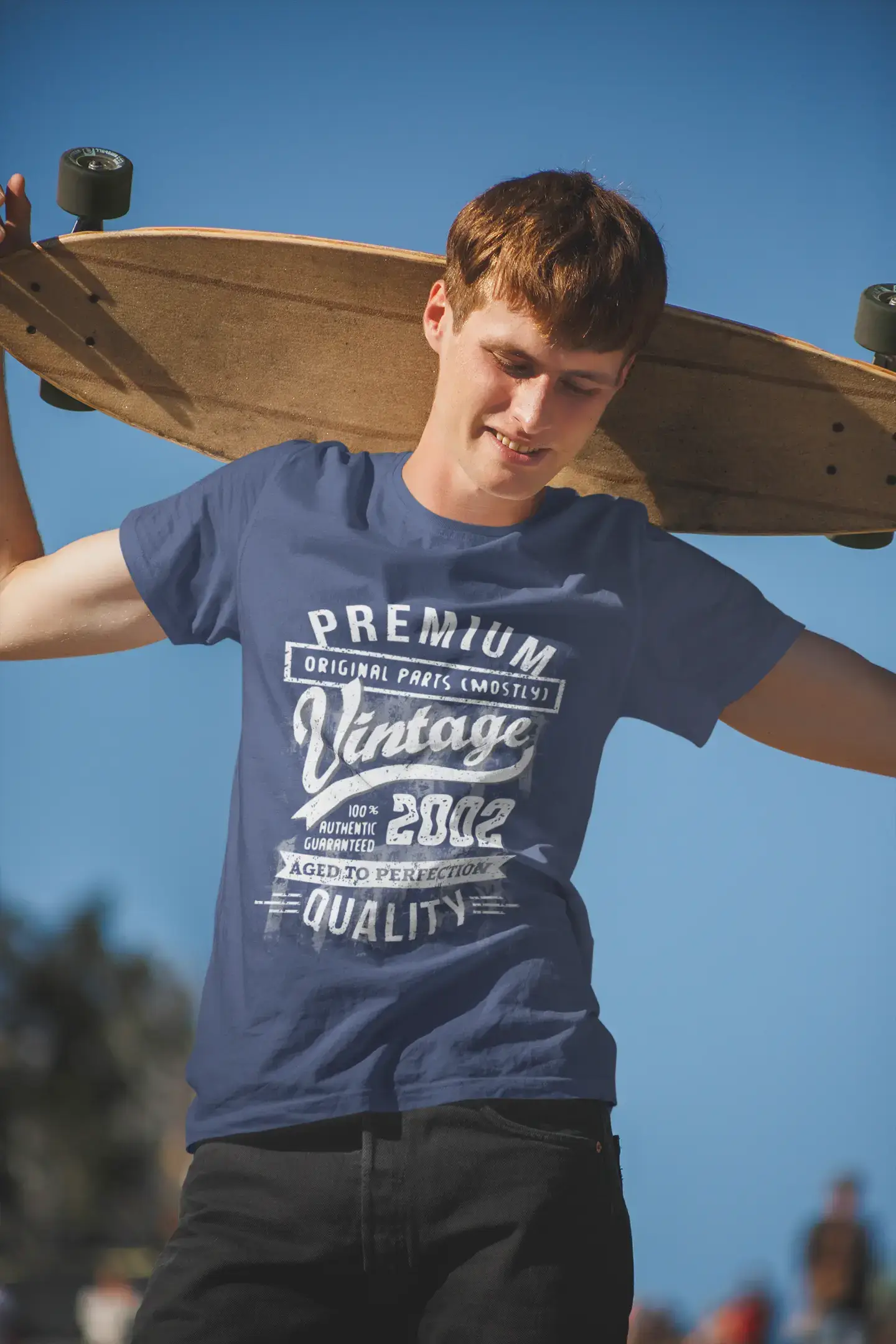 Ultrabasic - Homme T-Shirt Graphique 2002 Aged to Perfection Tee Shirt Cadeau d'anniversaire