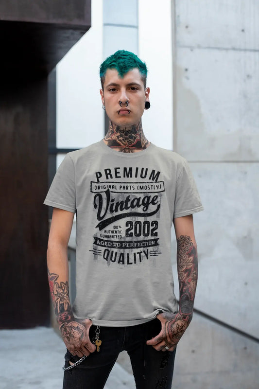Ultrabasic - Homme T-Shirt Graphique 2002 Aged to Perfection Tee Shirt Cadeau d'anniversaire