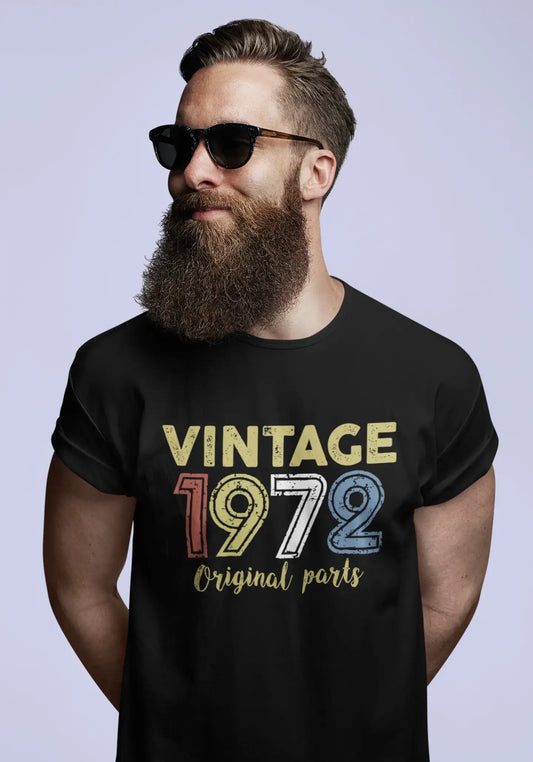 ULTRABASIC - Graphic Printed Men's Vintage 1972 T-Shirt Denim