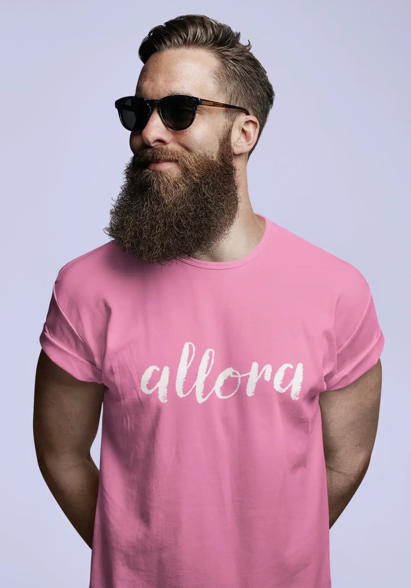 ULTRABASIC - Allora-T-Shirt <span>für Herren</span> in Vintage- <span>Weiß</span> <span>mit</span> <span>Grafikdruck</span>