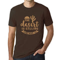 Men's Graphic T-Shirt The Desert Is Calling And I Must Go Limited Edition Short Sleeve Tee-Shirt Vintage Birthday Gift Novelty