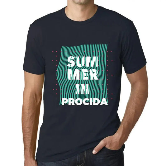 Men's Graphic T-Shirt Summer In Procida Eco-Friendly Limited Edition Short Sleeve Tee-Shirt Vintage Birthday Gift Novelty