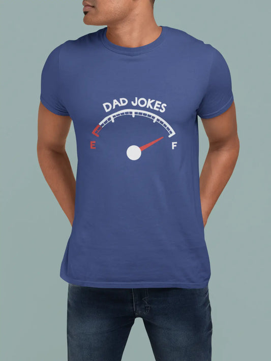 ULTRABASIC - Graphic Men's Dad Jokes Tank T-Shirt Funny Casual Letter Print Tee French Navy