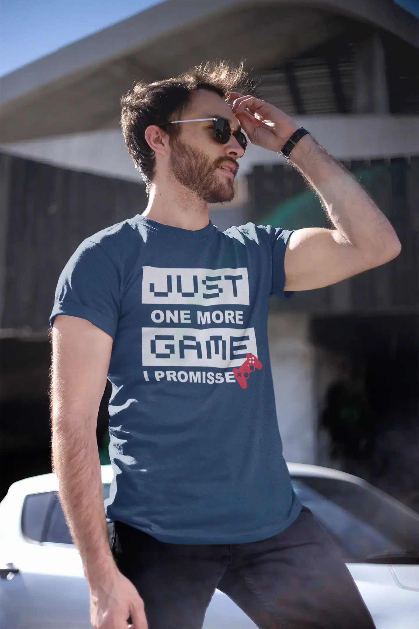 Ultrabasic® Homme T-Shirt Graphique Just One More Game Gaming Tee Marrant Esports Cadeau Idée