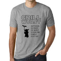 Men's Graphic T-Shirt – Grill Wurst Aufpassen Du Musst, Die Wurst Schon Eine Dunkle Seite Hat – Limited Edition Short Sleeve Tee-Shirt Vintage Birthday Gift Novelty