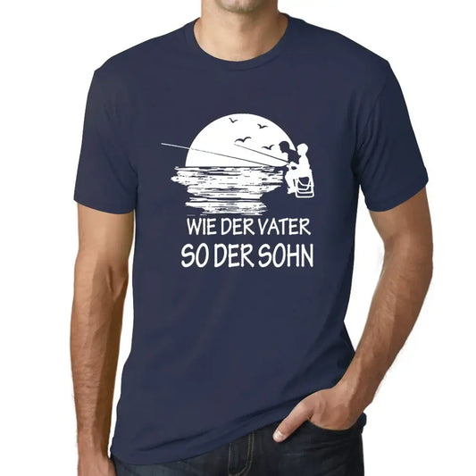 Men's Graphic T-Shirt Like Father Like Son – Wie Der Vater So Der Sohn – Limited Edition Short Sleeve Tee-Shirt Vintage Birthday Gift Novelty