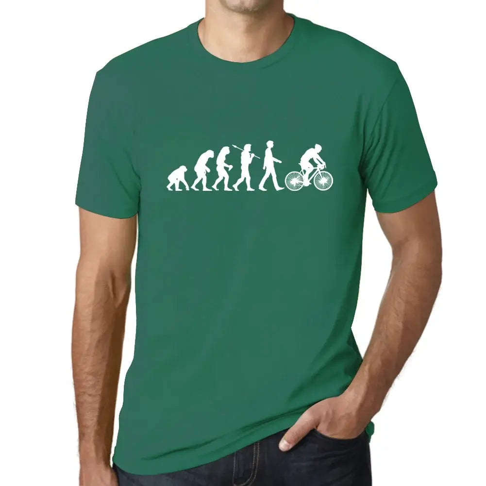 Men's Graphic T-Shirt Evolution Of Cycling Eco-Friendly Limited Edition Short Sleeve Tee-Shirt Vintage Birthday Gift Novelty