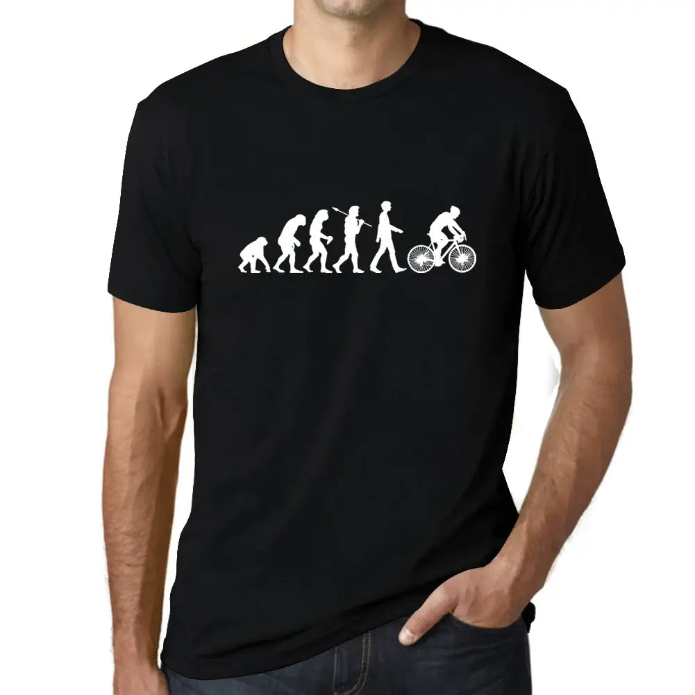 Men's Graphic T-Shirt Evolution Of Cycling Eco-Friendly Limited Edition Short Sleeve Tee-Shirt Vintage Birthday Gift Novelty