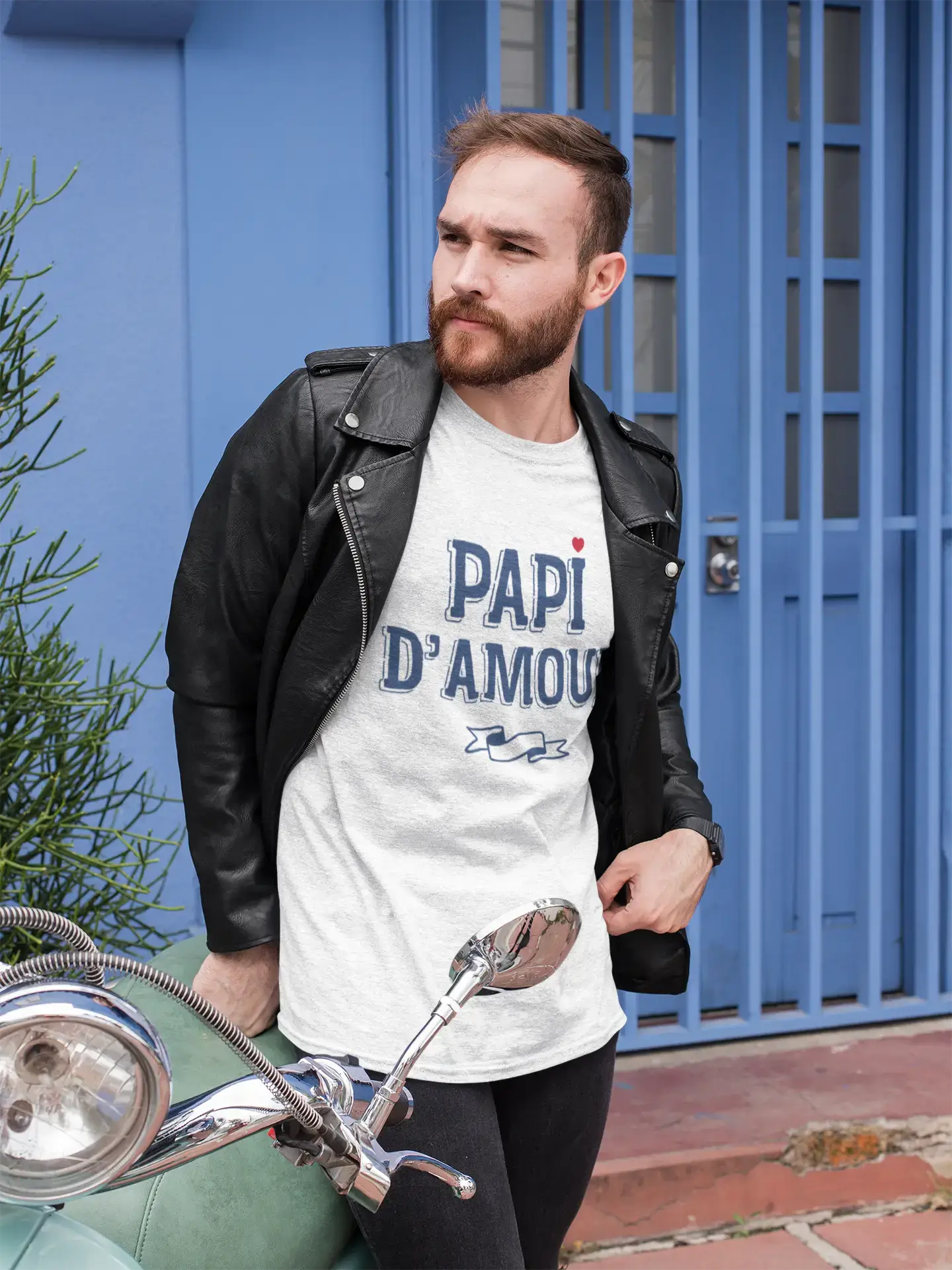Homme T-shirt Graphique Papi D'Amour Cadeau Imprimé Tee-Shirt
