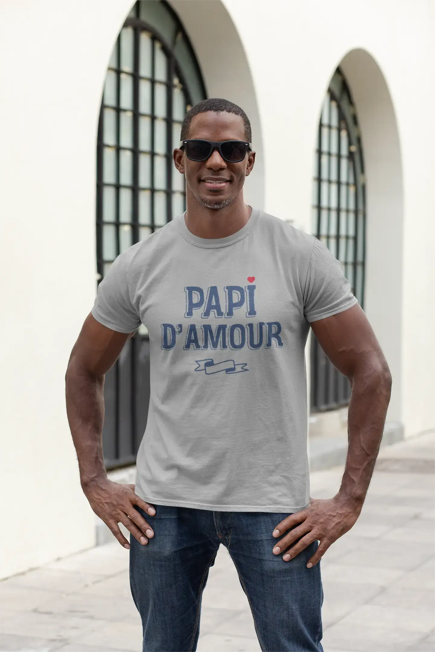 Homme T-shirt Graphique Papi D'Amour Cadeau Imprimé Tee-Shirt