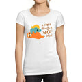 Women's Graphic T-Shirt Organic Nap Is Good Idea Ladies Limited Edition Short Sleeve Tee-Shirt Vintage Birthday Gift Novelty